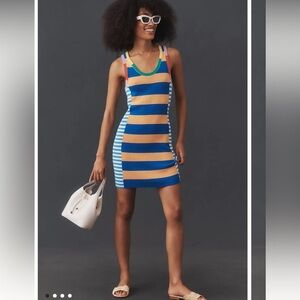 MOTHER The Chin Ups Mini Dress